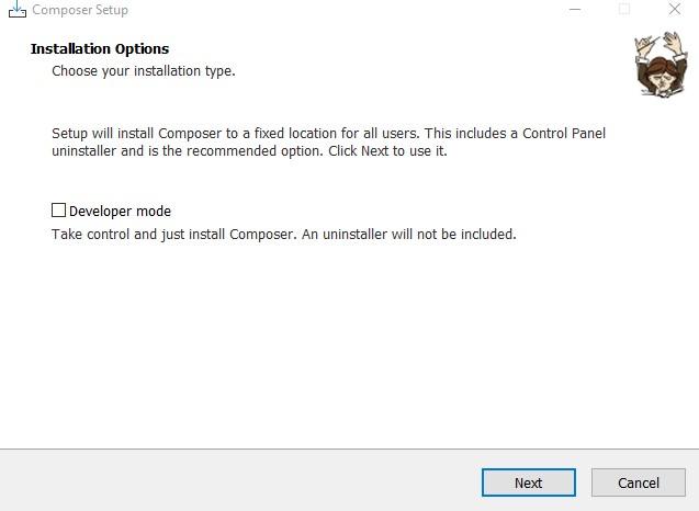 Installation Options of Composer