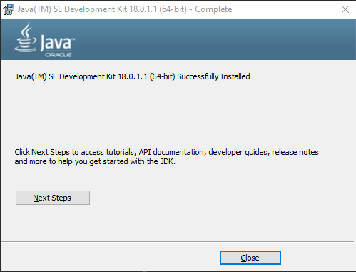 Installing JDK