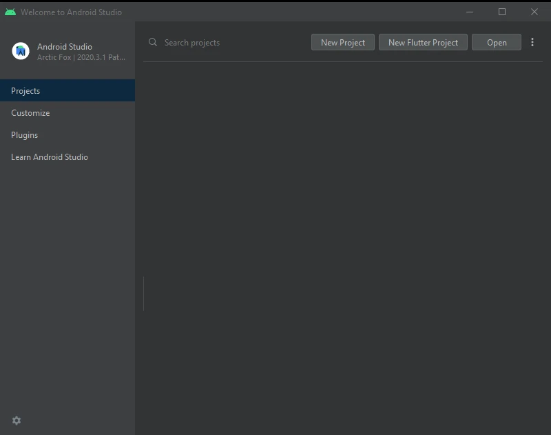 Creating a new project for VideoView in Android