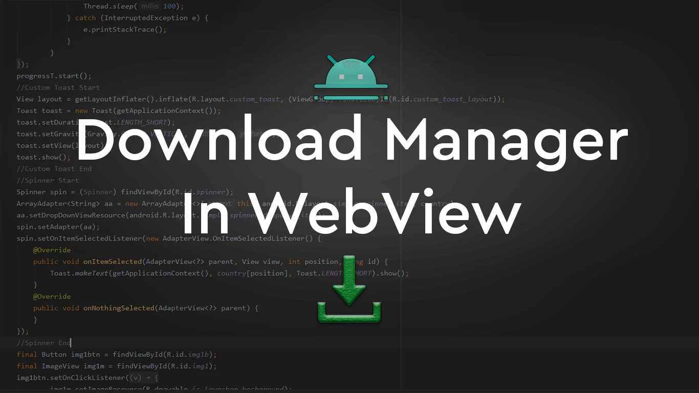 Download Manager In WebView – Android Studio Tutorial