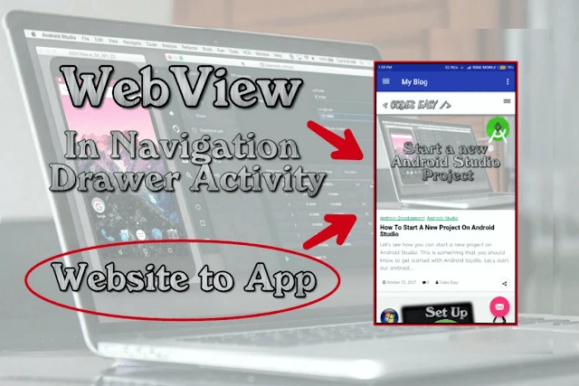 Implement WebView To Navigation Drawer Activity