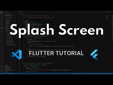 How to implement Splash Screen in Flutter