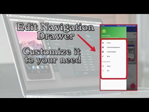 Edit and Customize the Navigation Drawer