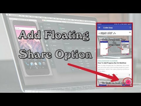 Add Floating Share Option To You Application