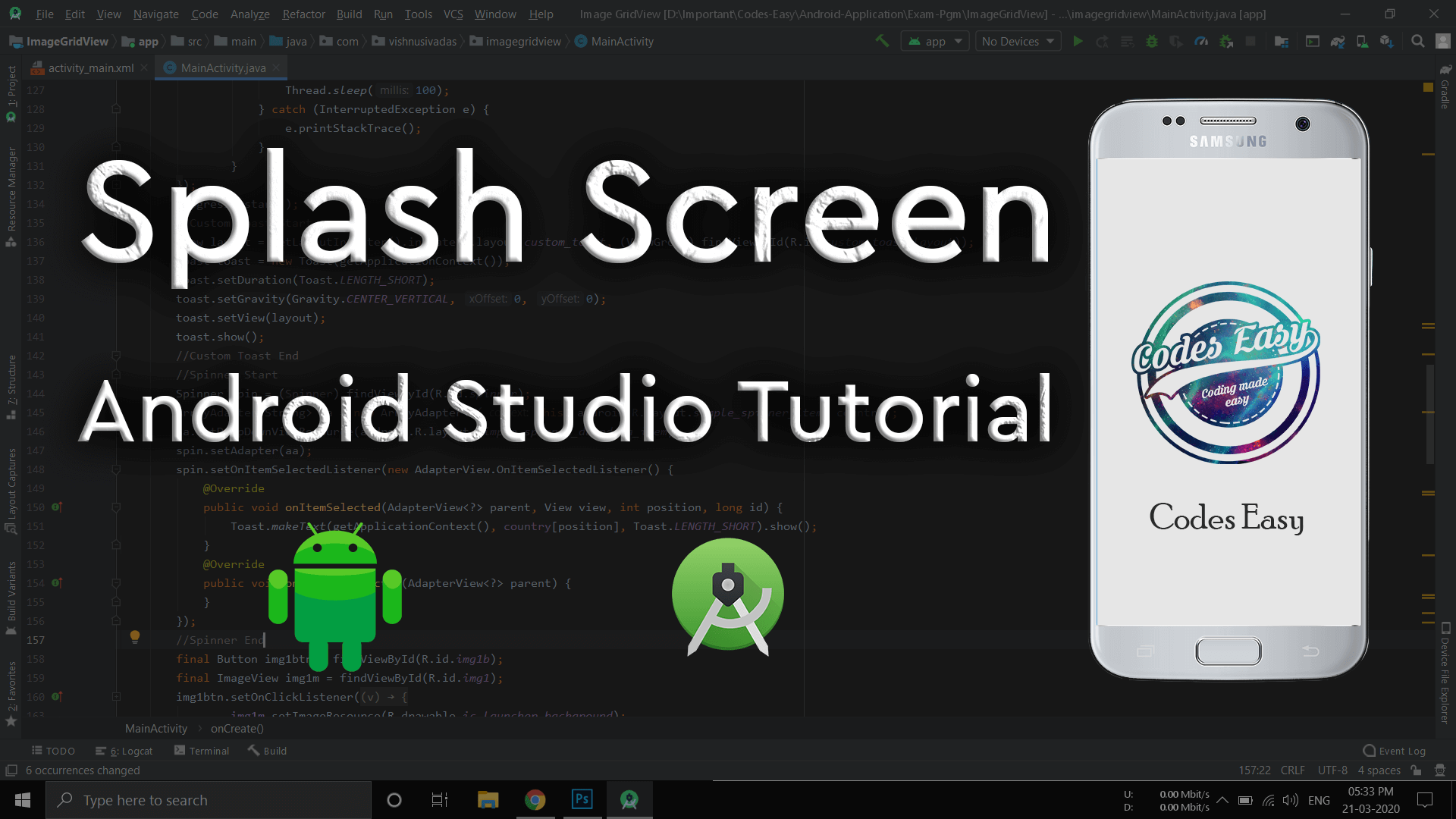 Android Splash Screen Tutorial - The right way (Native and Flutter)