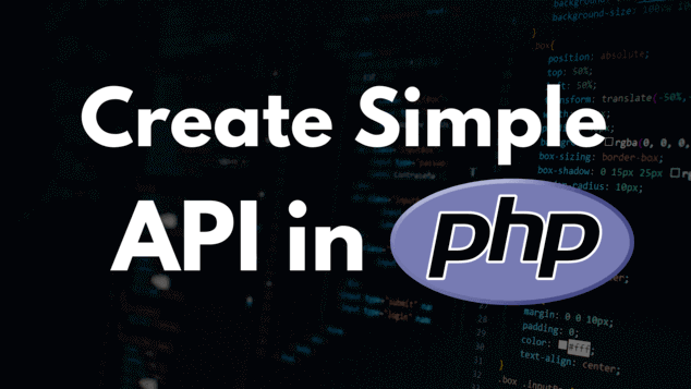 Create simple api in php
