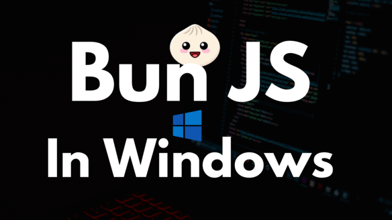 Install Bun JS in Windows