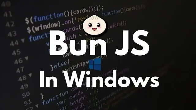 Install Bun JS Youtube Video